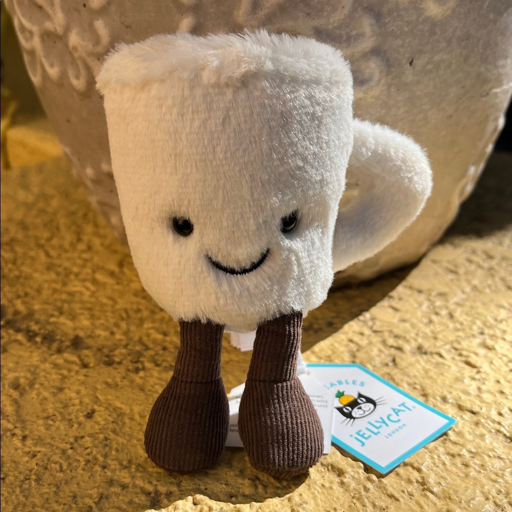 Authentic Jellycat Amuseables! Espresso Cup Mini Plush!